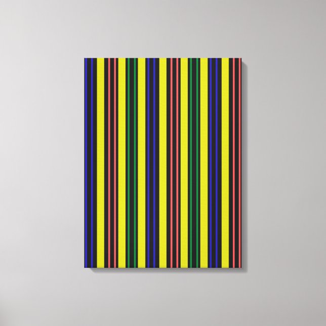 New geometric colorful,rectangle design,colorful  canvas print (Front)