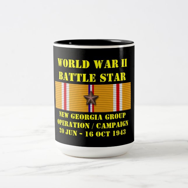 New Georgia Group Operation Campaign Two-Tone Coffee Mug (Center)