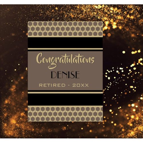 New Giant Custom Congrats Retiree Card