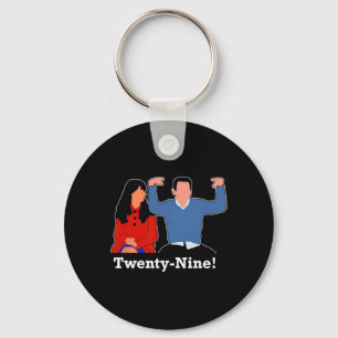 New Girl 29 I'm Feelin' Twenty Nine Happy Birthday Keychain