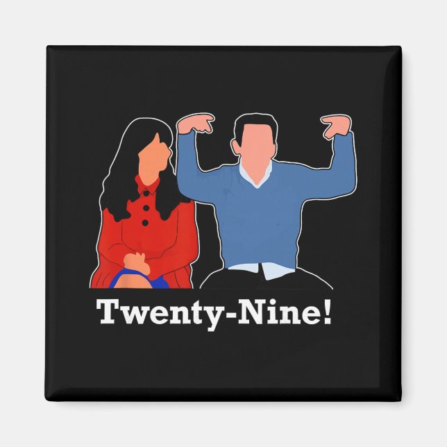New Girl 29 I'm Feelin' Twenty Nine Happy Birthday Magnet (Front)