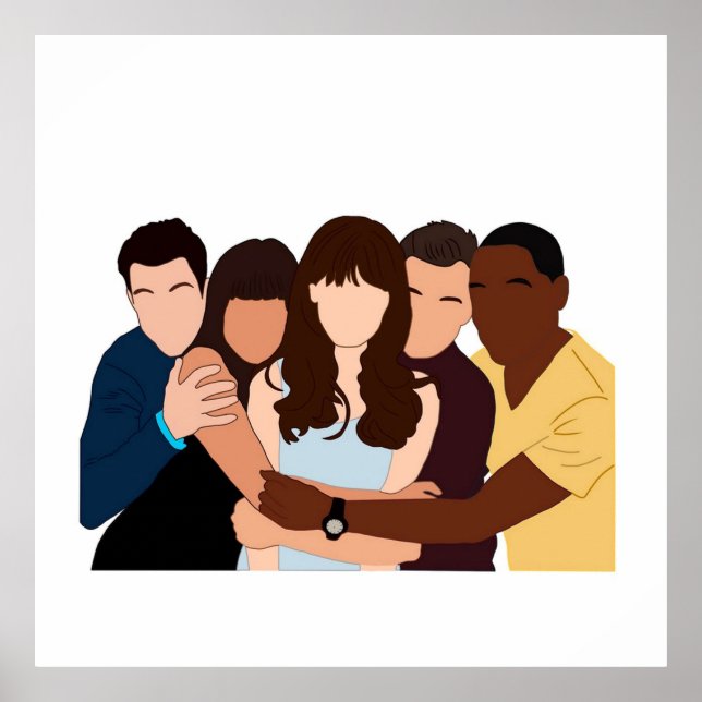 New Girl Inspired Artwork Poster (Front)