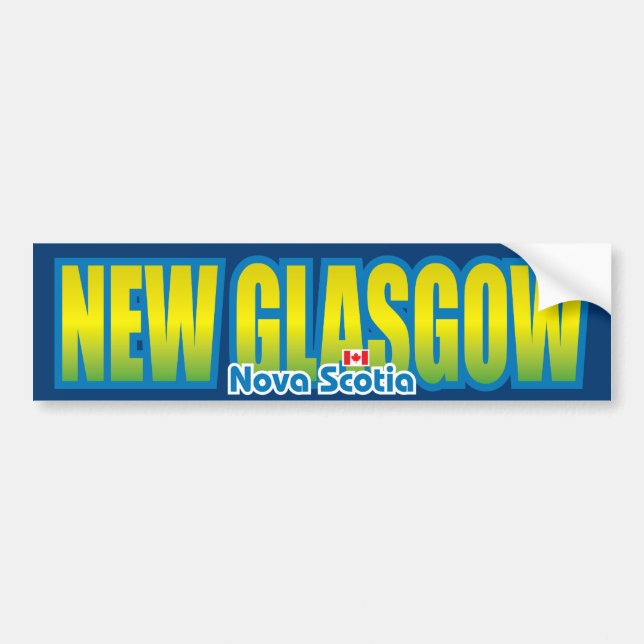 New Glasgow Bumper Sticker (Front)