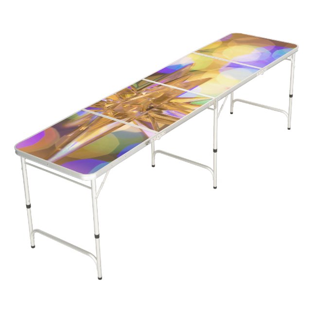 New Glittery Beer Pong Table (Angled)