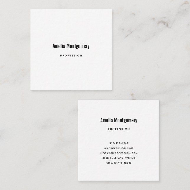New Gothic Bold + Dongle Business Card Template (Front/Back)