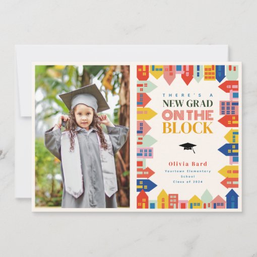 New Grad On The Block Kids Graduation Announcement | Zazzle