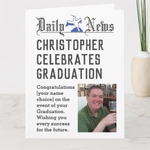 New Graduate _ Graduation Card to Personalize