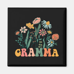 New Gramma Wildflower First Birthday & Baby Sh Magnet