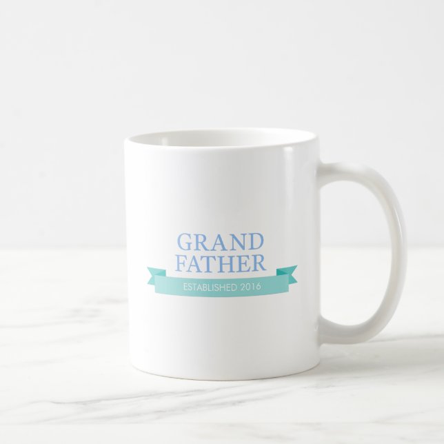 New GrandFather,Grandparents' Day Personalize Year Coffee Mug (Right)