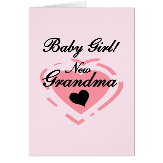 New Grandma Baby Girl Tshirts and Gifts (Front)