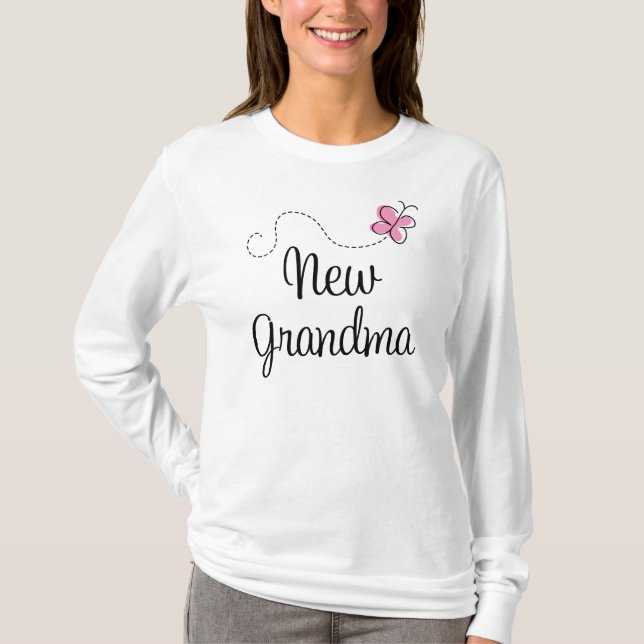 New Grandma Ladies LongSleeve TShirt (Front)