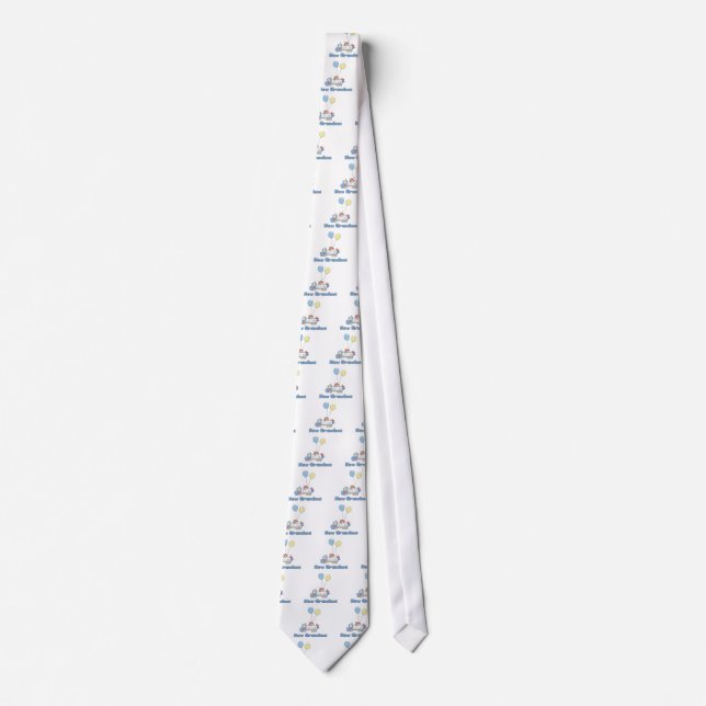 New Grandma of Boy Truck Tshirts and Gifts Tie (Front)
