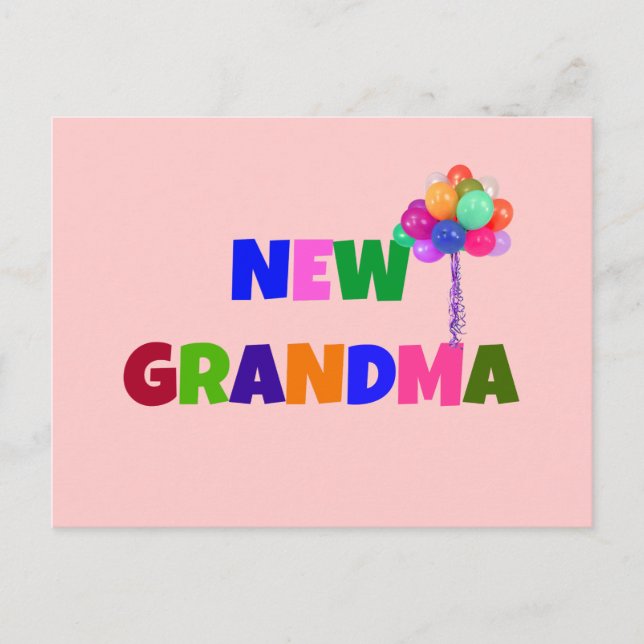 New Grandma Postcard (Front)