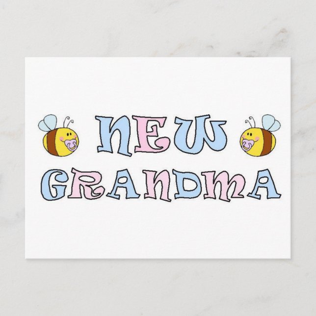 New Grandma Postcard (Front)