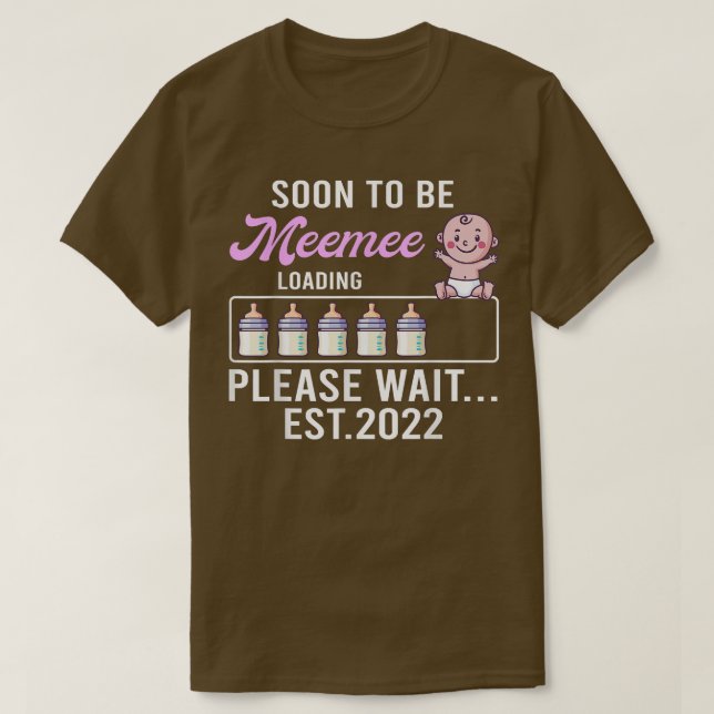 New Grandma , Pregnancy Announcement Soon To Be Me T-Shirt (Design Front)