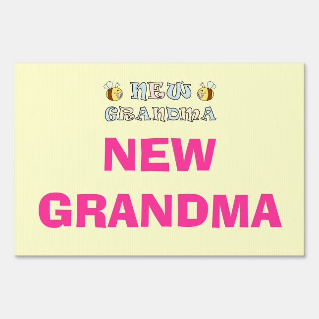 New Grandma Sign (Front)