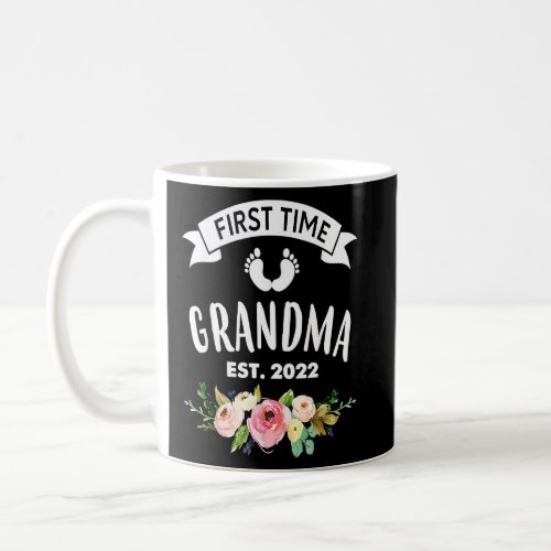 New Grandma To Be  First Time Grandma 2022  Coffee Mug