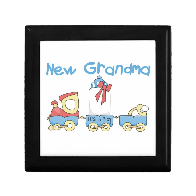 New Grandma-Train Gifts Jewelry Box (Front)