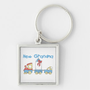 New Grandma-Train Gifts Keychain