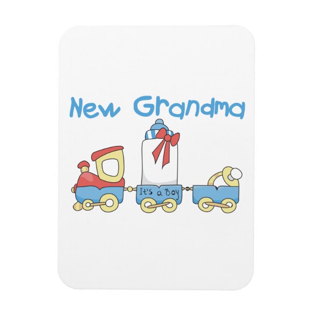 New Grandma-Train Gifts Magnet (Vertical)
