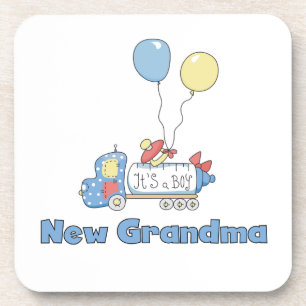 New Grandma Truck It's a Boy Gifts Beverage Coaster