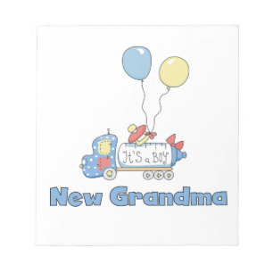 New Grandma Truck It's a Boy Gifts Notepad