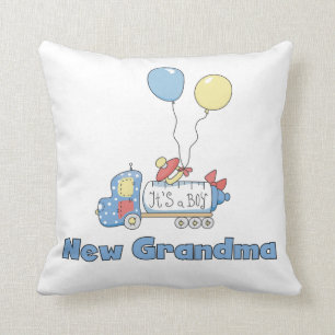 New Grandma Truck It's a Boy Gifts Throw Pillow