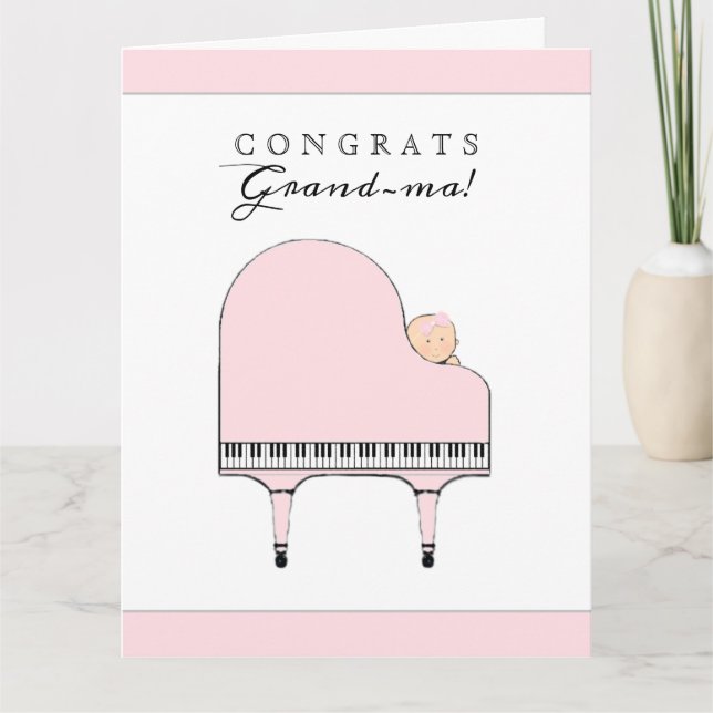 New Grandmother Congrats Card (Front)