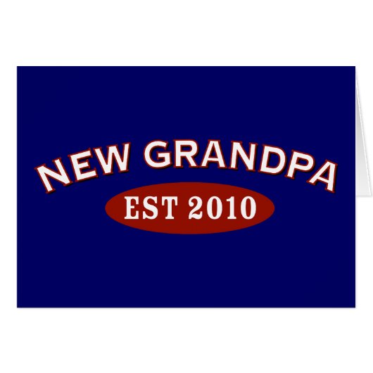 New Grandpa 2010 Cards (Front Horizontal)