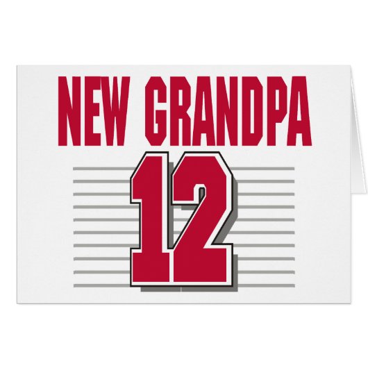New Grandpa 2012 Cards (Front Horizontal)