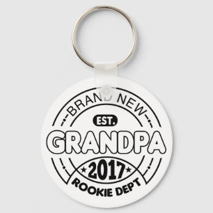 New Grandpa 2017 Keychain