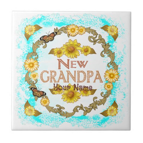 New Grandpa Ceramic Tile