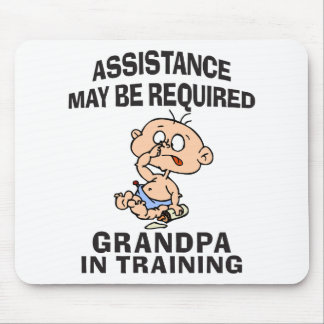 New Grandpa In Training Mouse Pad