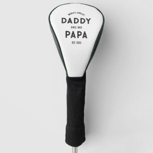 New Grandpa Pregnancy Announcement Golf Head Cover
