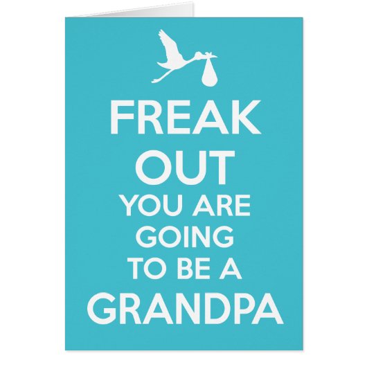 New Grandpa To Be Pregnancy Announcement (Front)