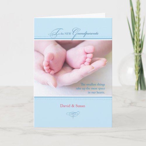 New Grandparents Customizable Personalize with Card
