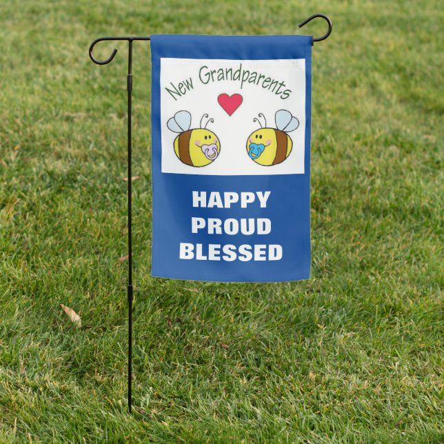 New Grandparents Garden Flag (In SItu)