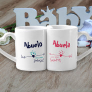 New Grandparents Personalized Abuela Abuelo Coffee Mug Set at Zazzle