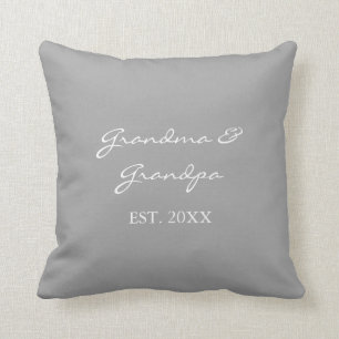 New Grandparents Personalized Announcement Pillow