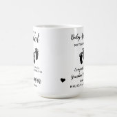 New Grandparents Pregnancy Announcement Coffee Mug (Center)