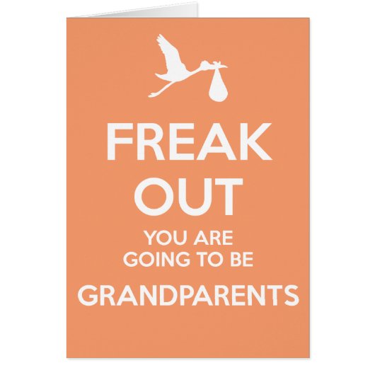 New Grandparents To Be Pregnancy Announcement (Front)