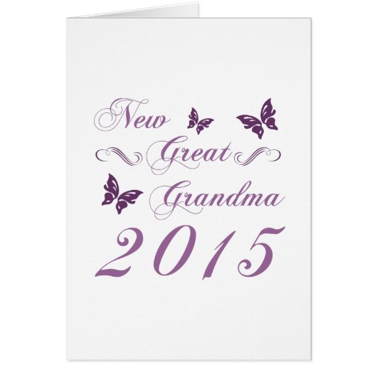 New Great Grandma 2015 (Front)