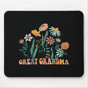 New Great Grandma Wildflower First Birthday &amp;  Mouse Pad