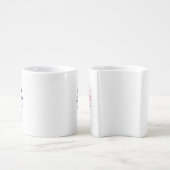New Great Grandparents Custom Baby Birth Stats Coffee Mug Set (Side)