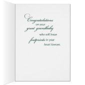 New Great Grandparents of Baby, Neutral Footprint (Inside (Right))