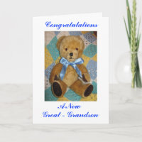 New Great-Grandson Card