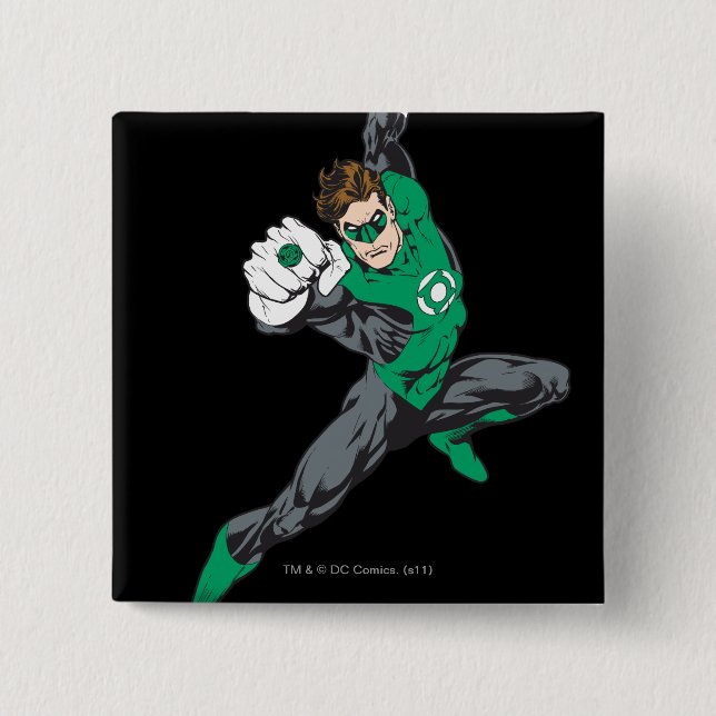 New Green Lantern 7 Button (Front)