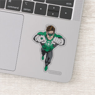 New Green Lantern Flying Sticker