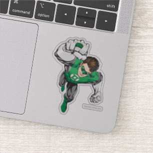 New Green Lantern Punch Sticker