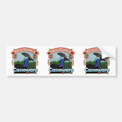 New Guinea Cassowary Bumper Sticker